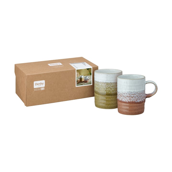 Kiln Accents mugg 40 cl 2 delar, Ochre-rust Denby