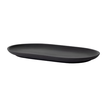 Design House Stockholm Sand tallrik oval 12,5×20 cm Black clay