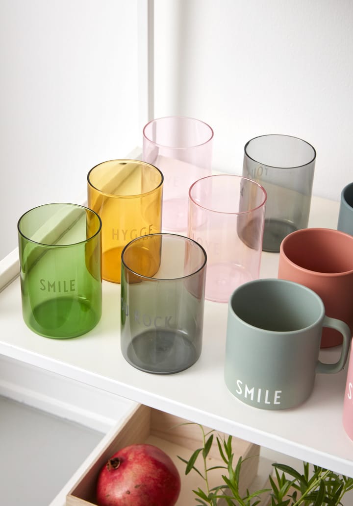 Design Letters favoritglas 35 cl, Hygge-mustard Design Letters