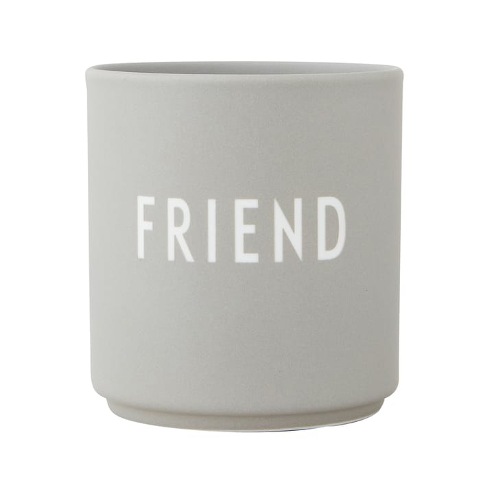 Design Letters favoritkopp 25 cl - Friend-cool grey - Design Letters