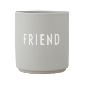 Design Letters Design Letters favoritkopp 25 cl Friend-cool grey