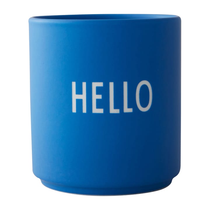 Design Letters favoritkopp 25 cl, Hello-cobalt blue Design Letters