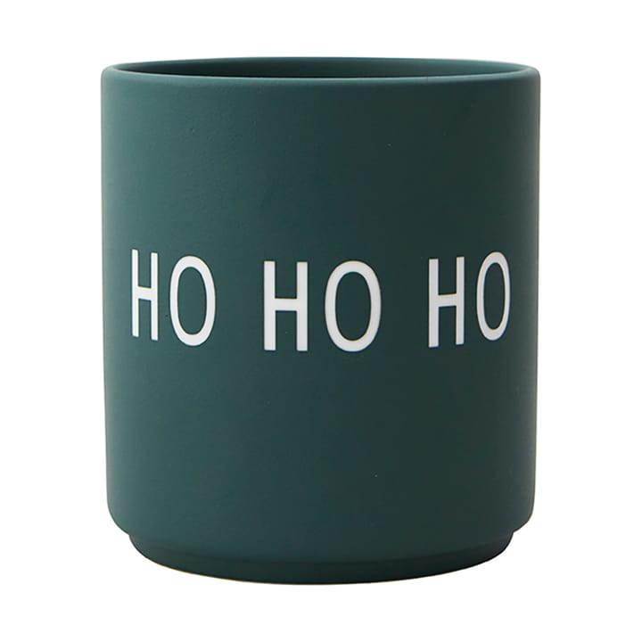 Design Letters favoritkopp 25 cl - Ho ho ho-dark green - Design Letters