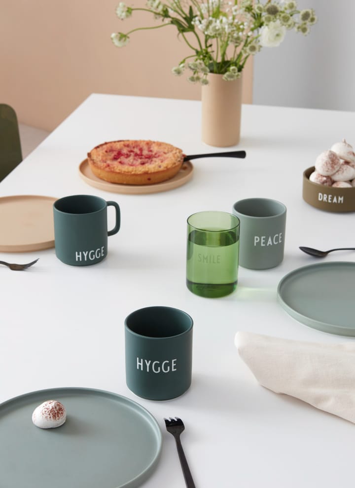 Design Letters favoritkopp 25 cl, Hygge-dark green Design Letters