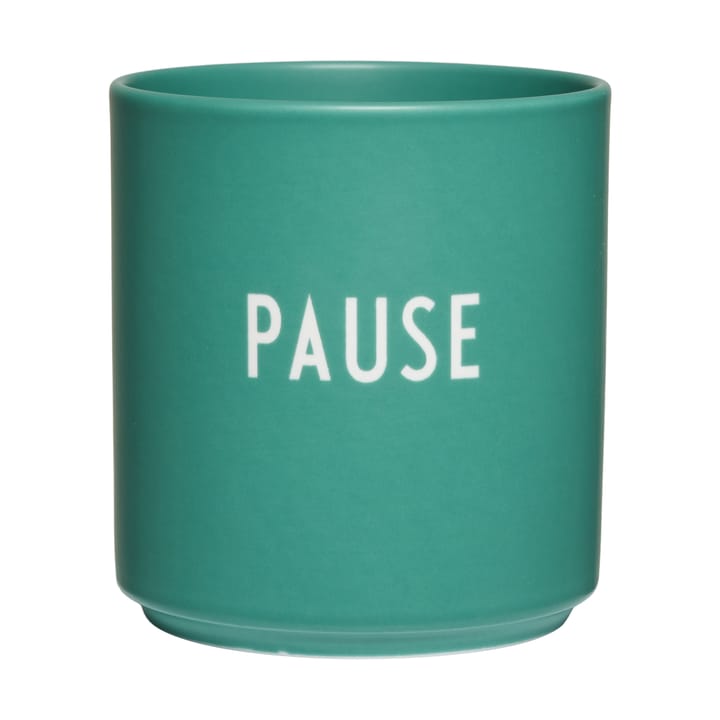 Design Letters favoritkopp 25 cl - Pause-antique green - Design Letters