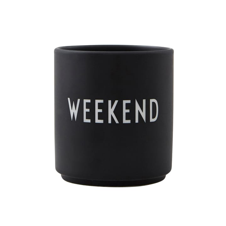 Design Letters favoritkopp 25 cl, Weekend-black Design Letters