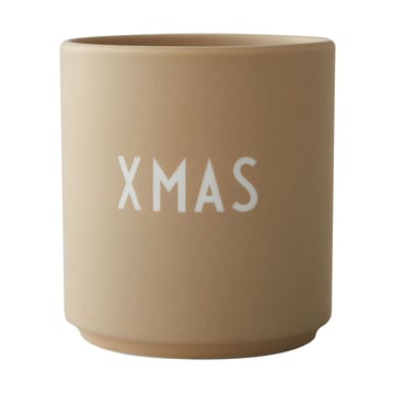 Design Letters Design Letters favoritkopp 25 cl Xmas-beige