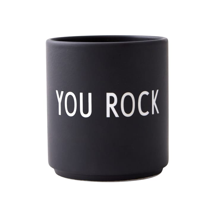 Design Letters favoritkopp 25 cl, You rock-black Design Letters