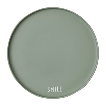 Design Letters Design Letters favorittallrik Ø22 cm Smile-green