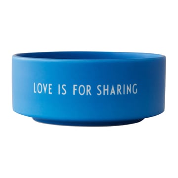 Design Letters Design Letters snacksskål Ø12 cm Love-cobalt blue