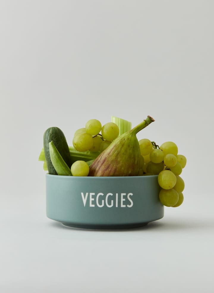 Design Letters snacksskål Ø12 cm, Veggies Design Letters