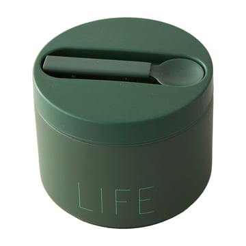 Design Letters Design Letters termoslåda liten Life-myrtle green