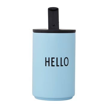 Design Letters Design Letters termosmugg Light blue-hello