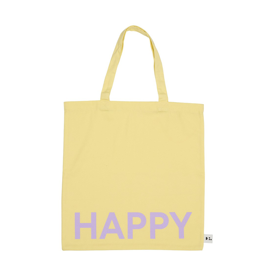 Design Letters Design Letters Tote bag väska Yellow-pink