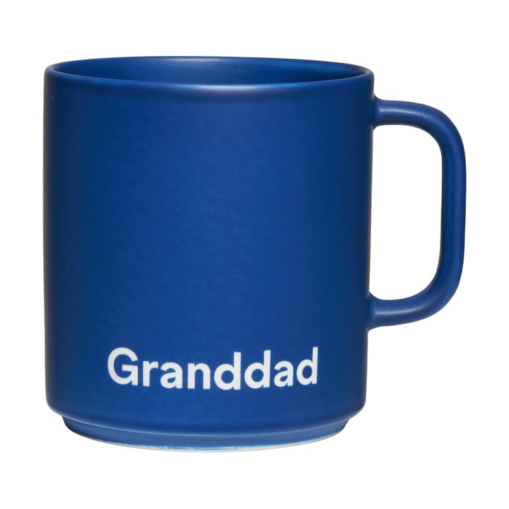 Design Letters VIP favoritkopp med handtag 25 cl - Granddad-midnight blue - Design Letters