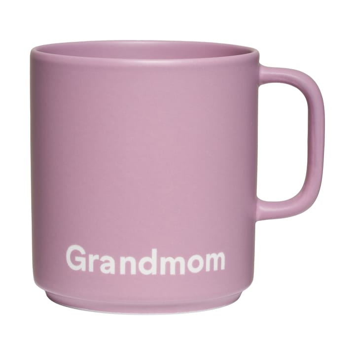 Design Letters VIP favoritkopp med handtag 25 cl - Grandmom-lavender - Design Letters