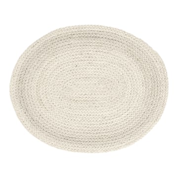 Dixie Braided bordstablett oval Ivory