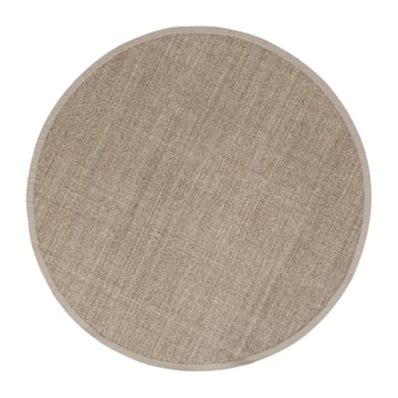 Dixie Jenny Sisal rund matta Natural grey Ø250 cm