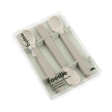 Easy-grip foodie sked 3-pack - Sand - Done by deer