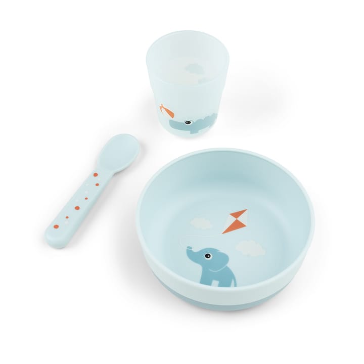 Playground foodie first meal servisset 3 delar, Blue Done by deer