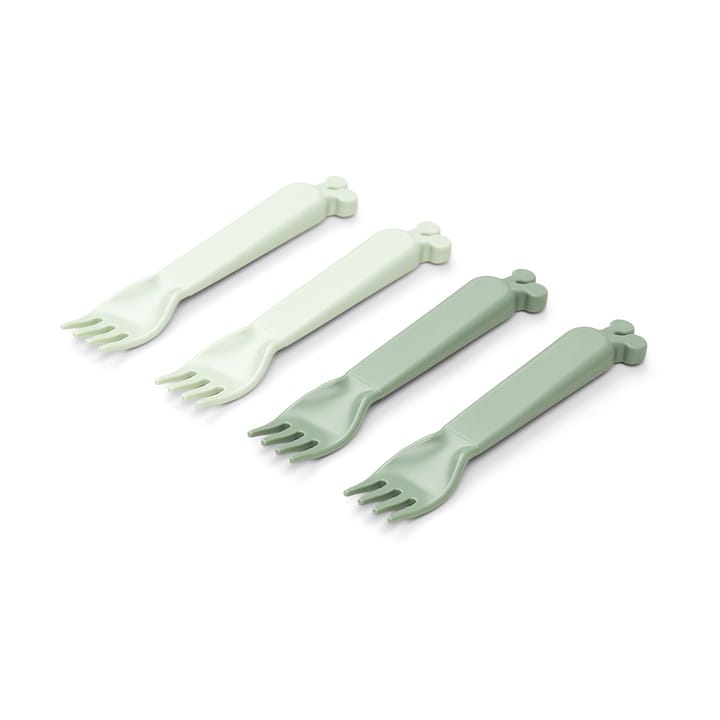 Raffi kiddish gaffel 4-pack, Green Done by deer