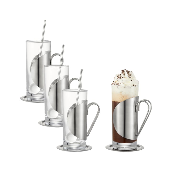 Darry irish coffee set - Glas-rostfritt stål - Dorre