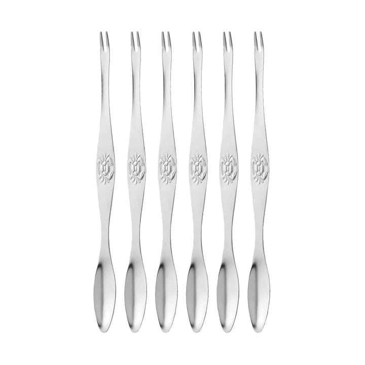 Skai skaldjursgaffel 6-pack, Silver Dorre