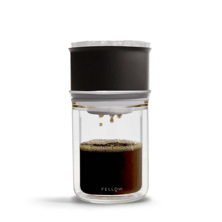 Stagg X pour-over set - Matte black-clear glass - Fellow