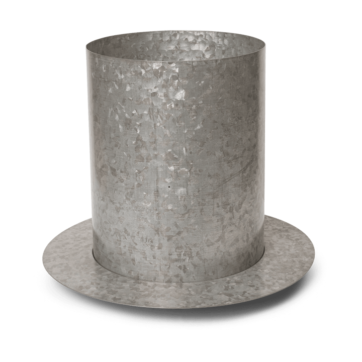 Auran kruka large H: 38,7 cm, Galvanized iron ferm LIVING