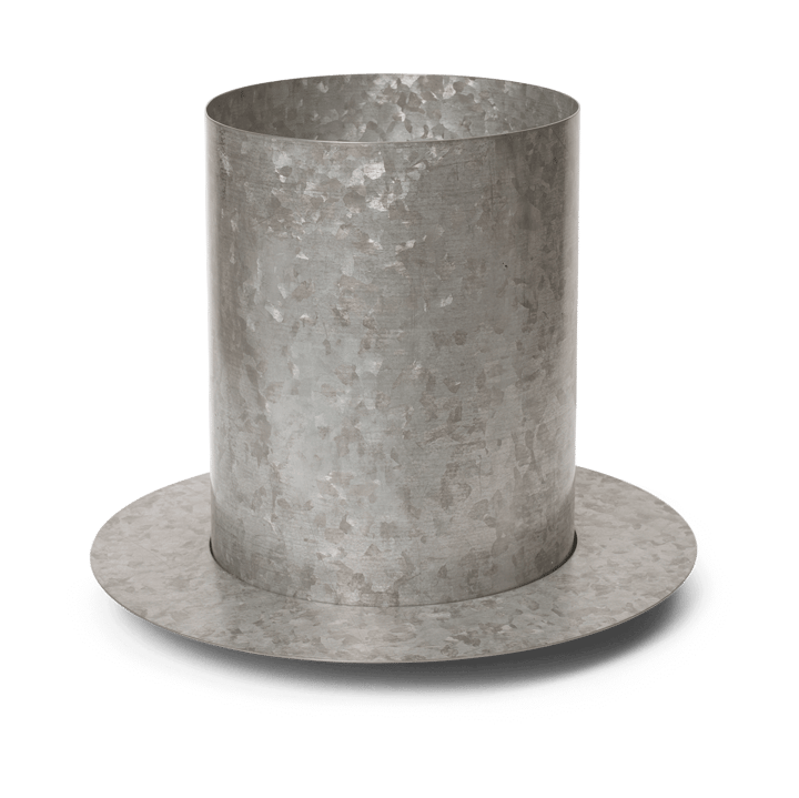 Auran kruka medium H: 26,6 cm, Galvanized iron ferm LIVING