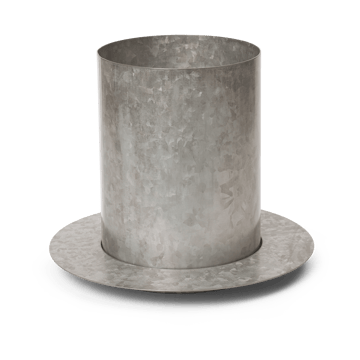 ferm LIVING Auran kruka small H: 21 cm Galvanized iron