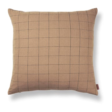 ferm LIVING Brown kudde 50×50 cm Grid