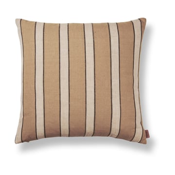 ferm LIVING Brown kudde 50×50 cm Stripe