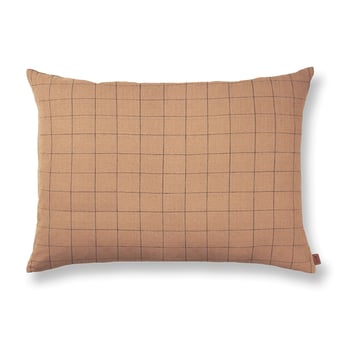 ferm LIVING Brown kudde 60×80 cm Grid