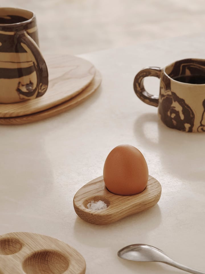 Cairn äggkopp 2-pack, Oak ferm LIVING