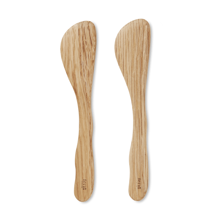 Cairn smörkniv 2-pack, Oak ferm LIVING