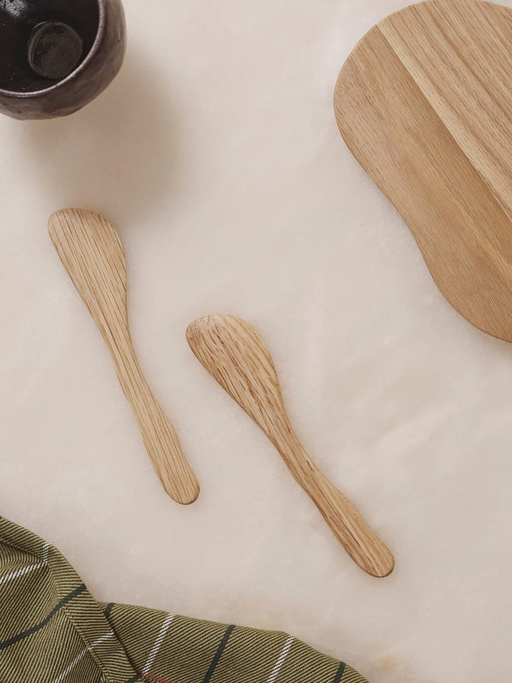 Cairn smörkniv 2-pack, Oak ferm LIVING