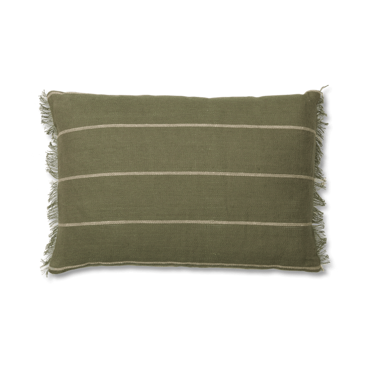 Calm kuddfodral 40x60 cm, Olive-Off-white ferm LIVING