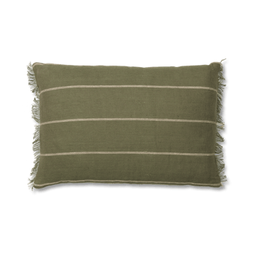 ferm LIVING Calm kuddfodral 40×60 cm Olive-Off-white