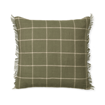 ferm LIVING Calm kuddfodral 50×50 cm Olive-Off-white