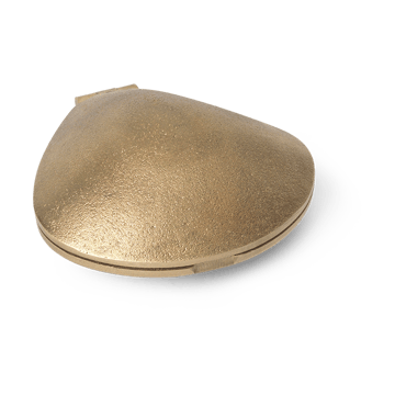 Clam ljuslykta - Brass - ferm LIVING