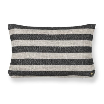 ferm LIVING Clean kudde Louisiana 40×60 cm Sand-black