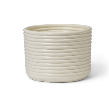 ferm LIVING Corduroy kruka Ø20×15 cm Off white