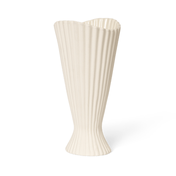 ferm LIVING Fountain vas 23 cm Off white