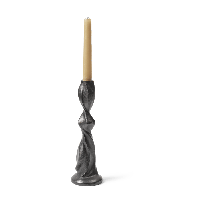 Gale ljusstake 25 cm, Blackened Aluminium ferm LIVING