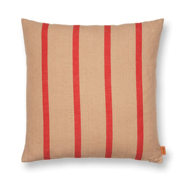 ferm LIVING Grand kudde 50×50 cm Camel-red