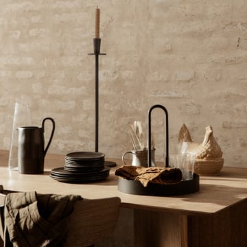 Grib Tray bricka - Black - ferm LIVING