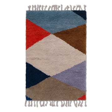 ferm LIVING Harlequin ullmatta 80×120 cm Multi