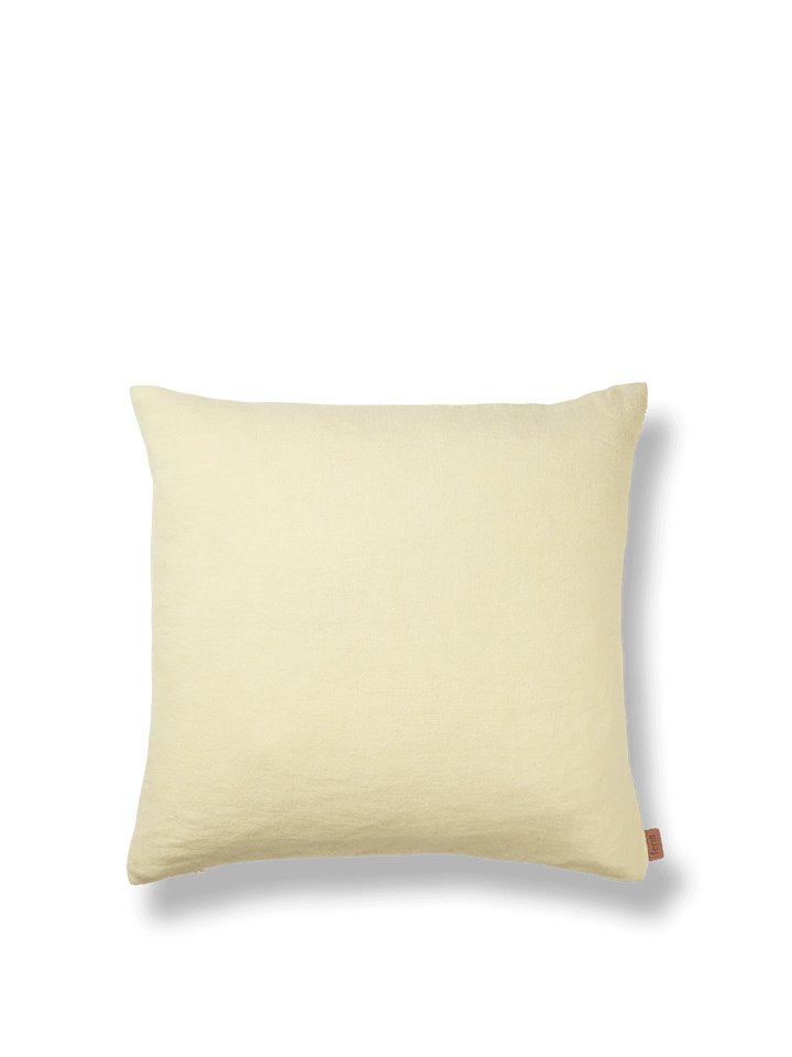 Heavy kuddfodral 50x50 cm Linne, Citron ferm LIVING