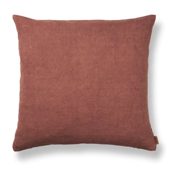 ferm LIVING Heavy Linen kudde 50×50 cm Berry Red